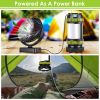 2Pcs Camping Lantern Rechargeable Flashlight Torch Power Bank Portable Tent Light Lamp USB Rechargeable for Hiking Fishing Emergency Outdoor