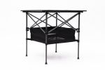 1-piece Folding Outdoor Table with Carrying Bag; Lightweight Aluminum Roll-up Square Table for indoor; Outdoor Camping; Picnics; Beach; Backyard; BBQ;