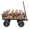 Wagon Cart Garden cart trucks make it easier to transport firewood