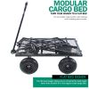 Wagon Cart Garden cart trucks make it easier to transport firewood