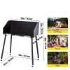 Backyard Garden Camp Table Dutch Oven Cooking Table W/ Wind Shield