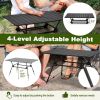 Adjustable Heavy-Duty Outdoor Folding Camping Table